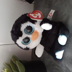New🌈 Ty Beanie PENNI Penguin Cell Phone Holder animal plush